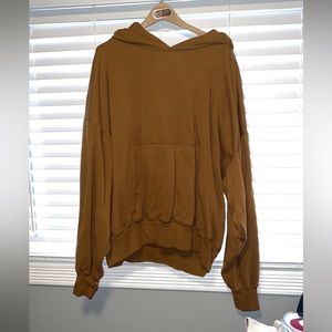 Yeezy gap hoodie light brown